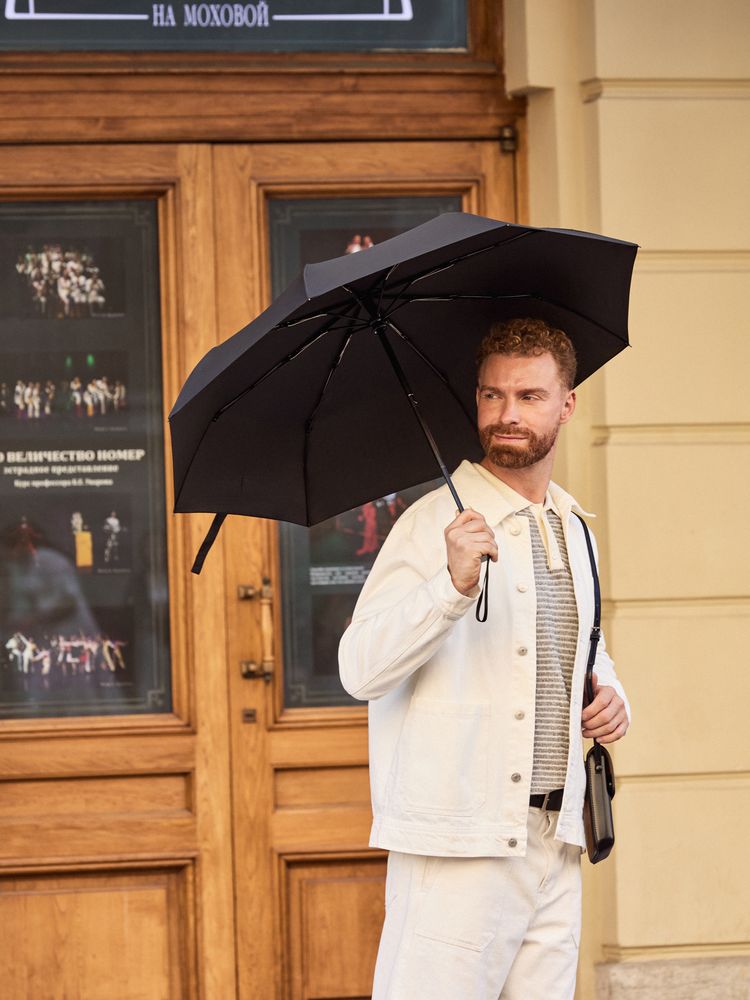 Изображение №5 | Зонт складной Easy Close, черный