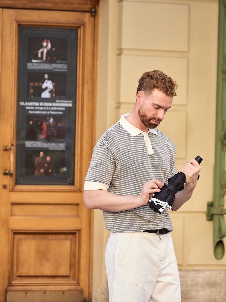 Изображение №5 | Складной зонт наоборот Savelight со светоотражающим кантом