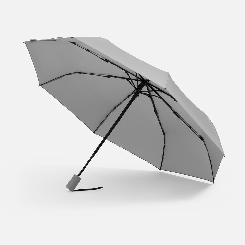 Изображение №1 | Зонт складной Hard Work с проявляющимся рисунком, серый