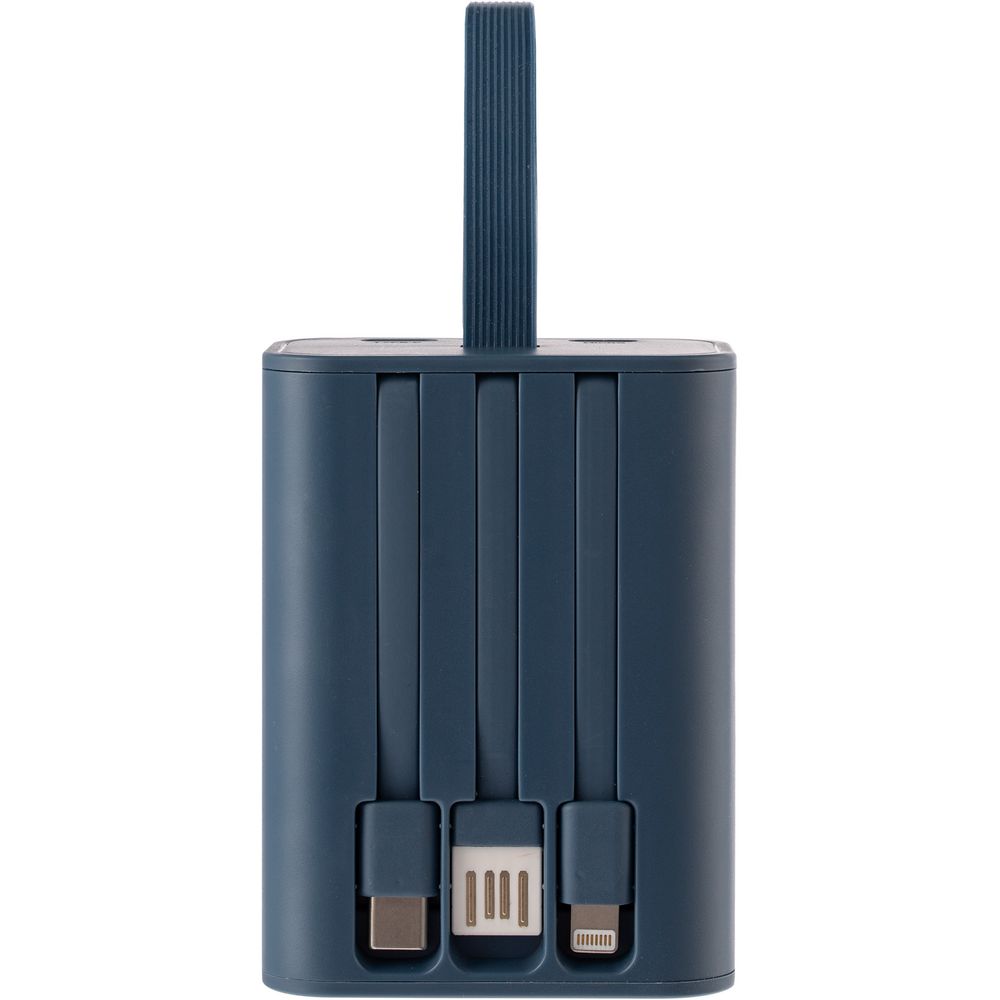 Изображение №3 | Аккумулятор с быстрой зарядкой Trellis Quick 10000 мАч, синий