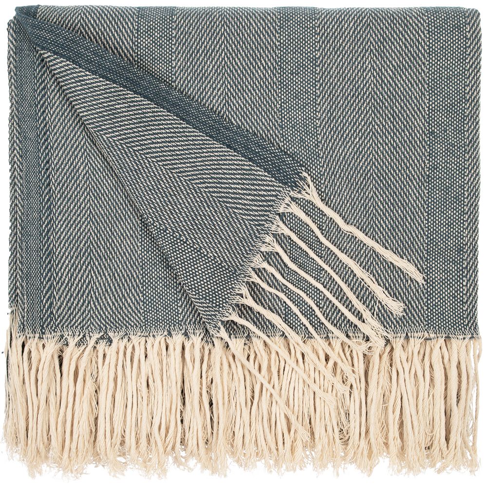 Изображение №1 | Плед «Сенеж», серо-синий