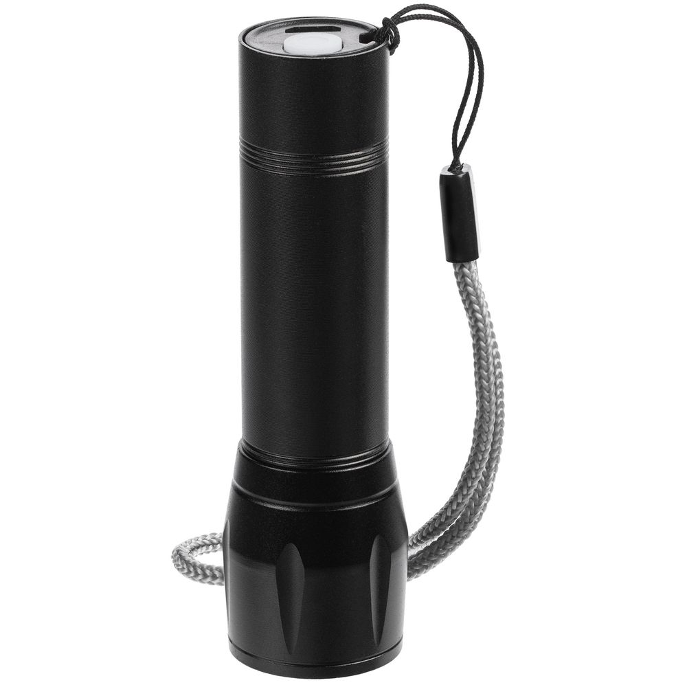 Изображение №3 | Фонарик аккумуляторный с фокусировкой луча Kirk, черный