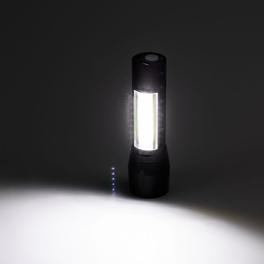 Изображение №9 | Фонарик аккумуляторный с фокусировкой луча Kirk, черный