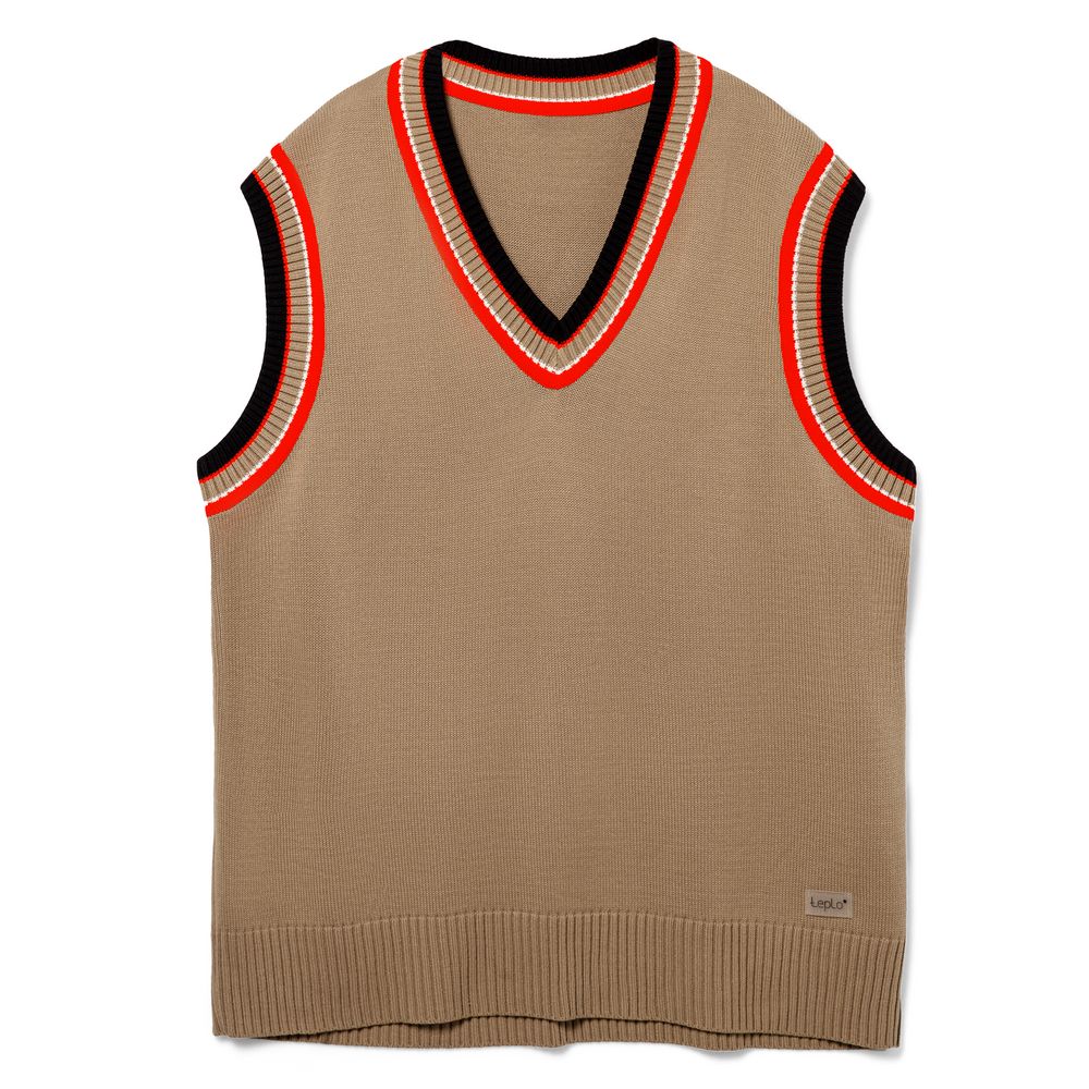 Изображение №1 | Жилет оверсайз унисекс Cornell в сумке, бежевый, размер S/M