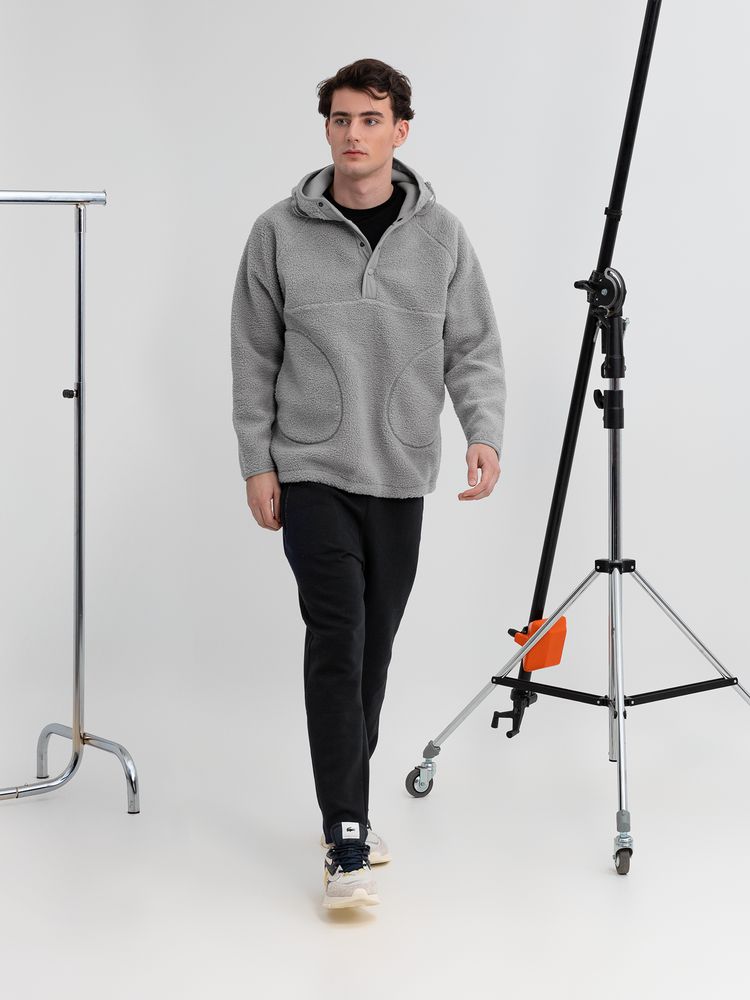 Изображение №9 | Анорак унисекс Oblako, светло-серый, размер M/L