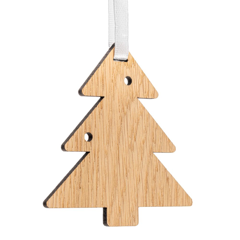 Изображение №1 | Деревянная подвеска Christmate, елочка