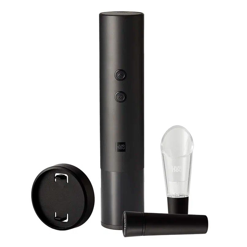 Изображение №1 | Винный набор HuoHou Electric Wine Bottle Opener 4 in 1, черный