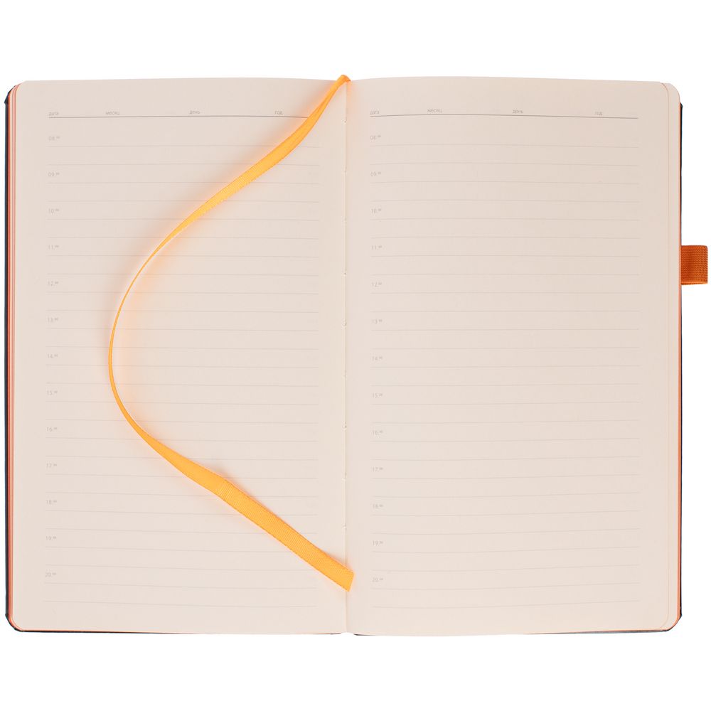 Изображение №3 | Ежедневник Ton Black, недатированный, черный с оранжевым