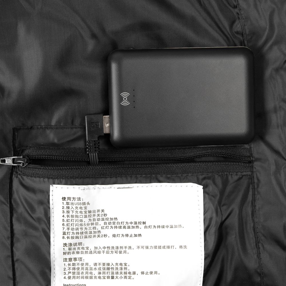 Изображение №6 | Жилет с подогревом Thermalli Valmorel, черный, размер S