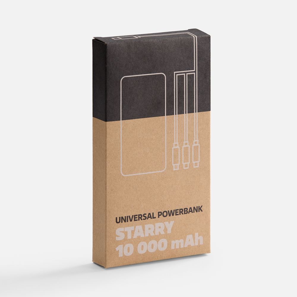 Изображение №6 | Аккумулятор Uniscend Starry, 10000 мАч, черный