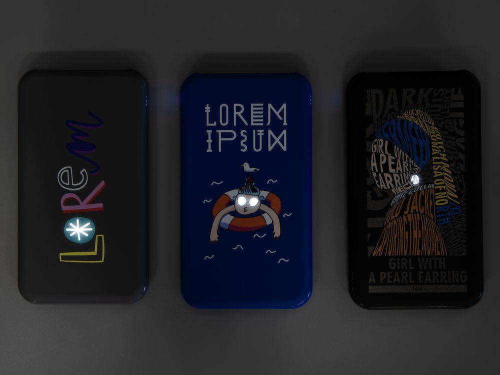 Изображение №7 | Аккумулятор Uniscend Starry с подсветкой, 5000 мАч, черный