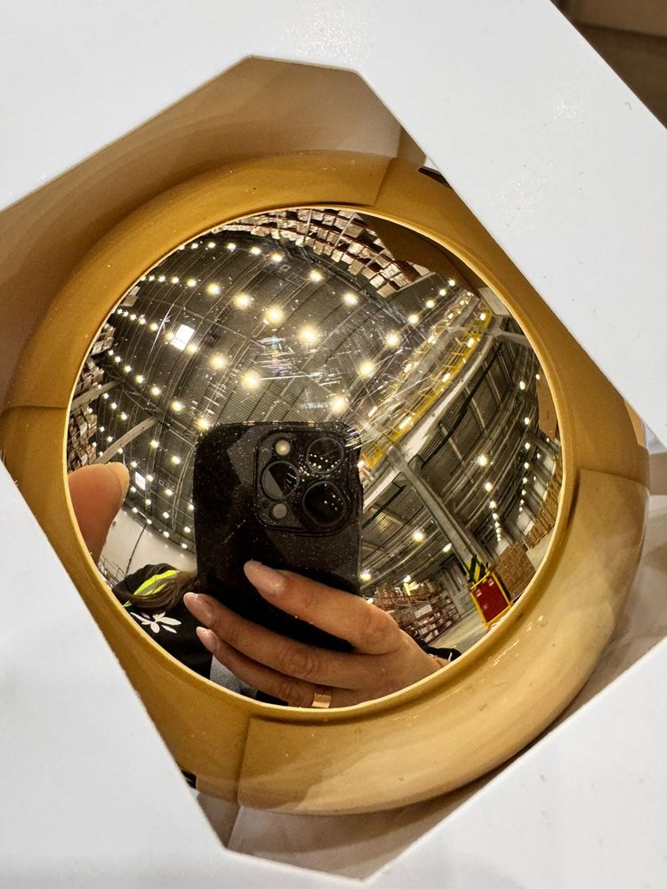 Изображение №5 | Оформительский шар Finery, 8 см, глянцевый золотистый