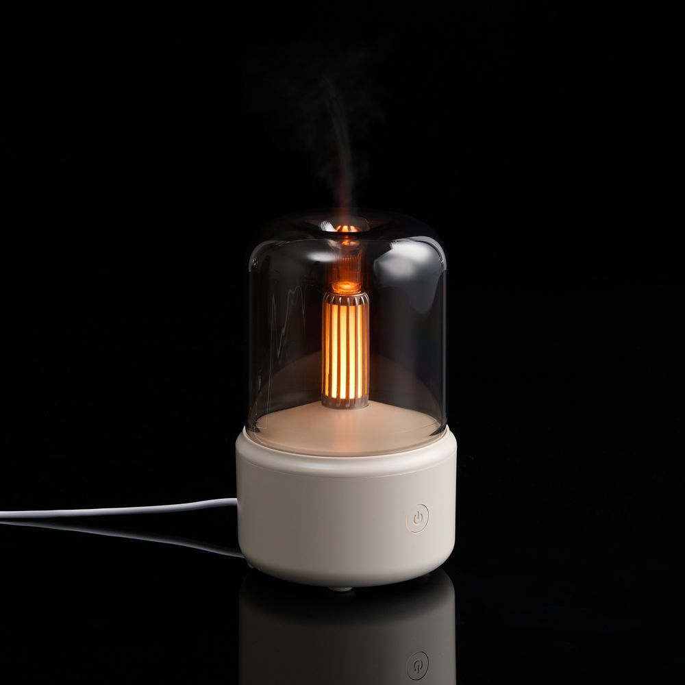 Изображение | Увлажнитель-ароматизатор с подсветкой mistFlicker, молочно-белый