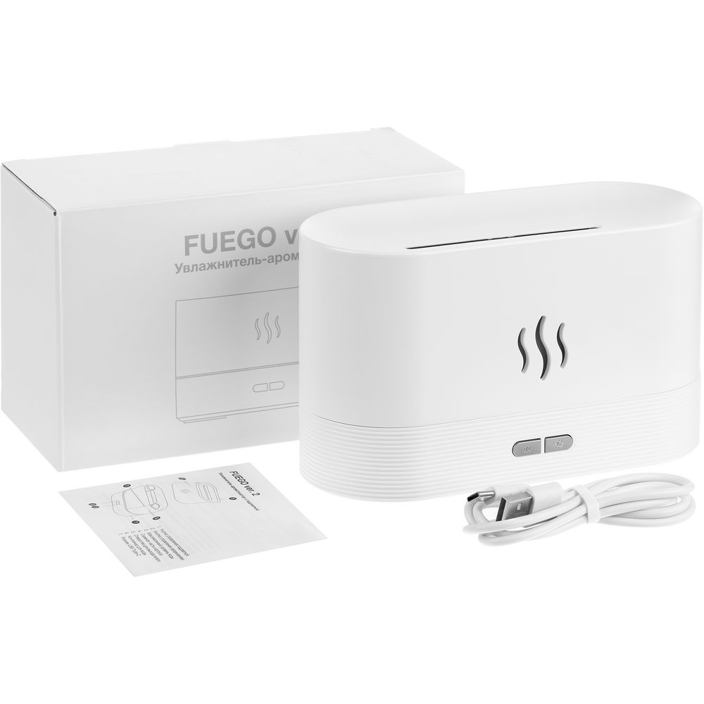 Изображение №7 | Увлажнитель-ароматизатор с имитацией пламени Fuego ver.2, белый