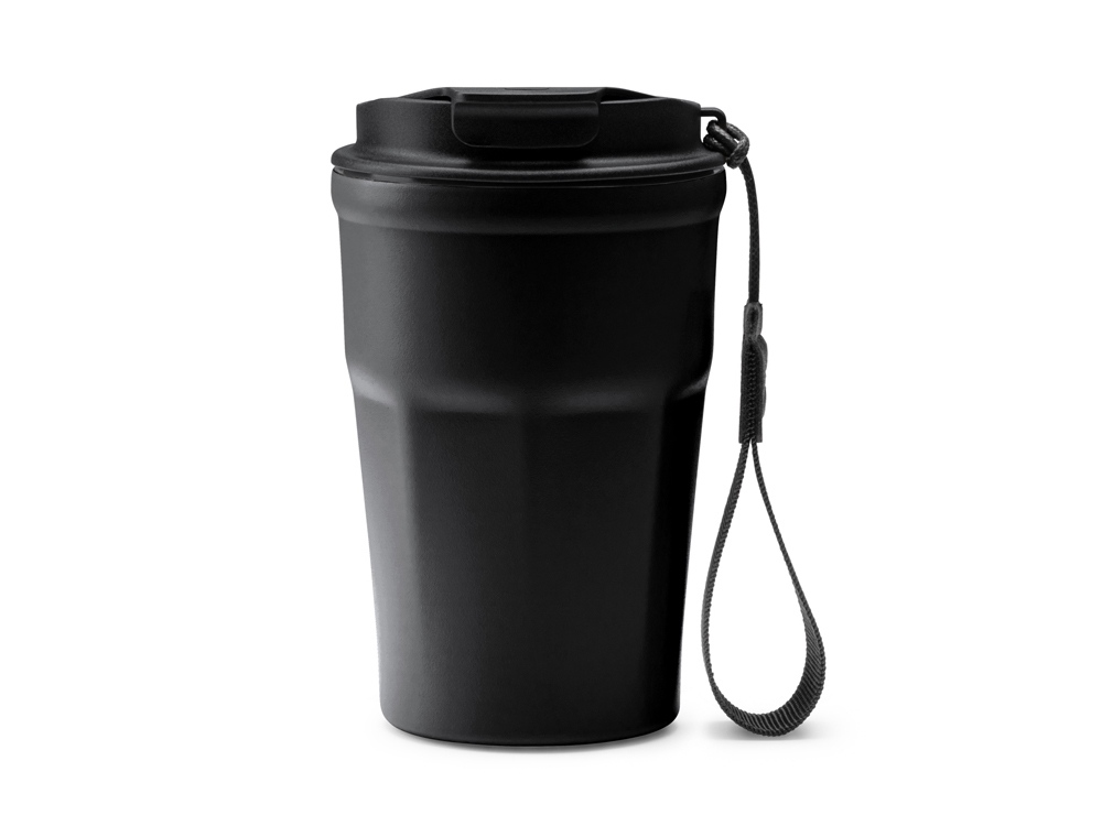 Изображение №1 | Термокружка KEURY из нержавеющей стали с керамическим слоем, 350 мл (черный)