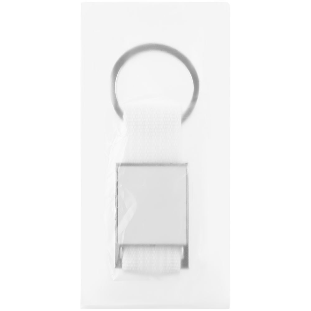 Изображение №4 | Брелок Stropp с тканевой вставкой, белый