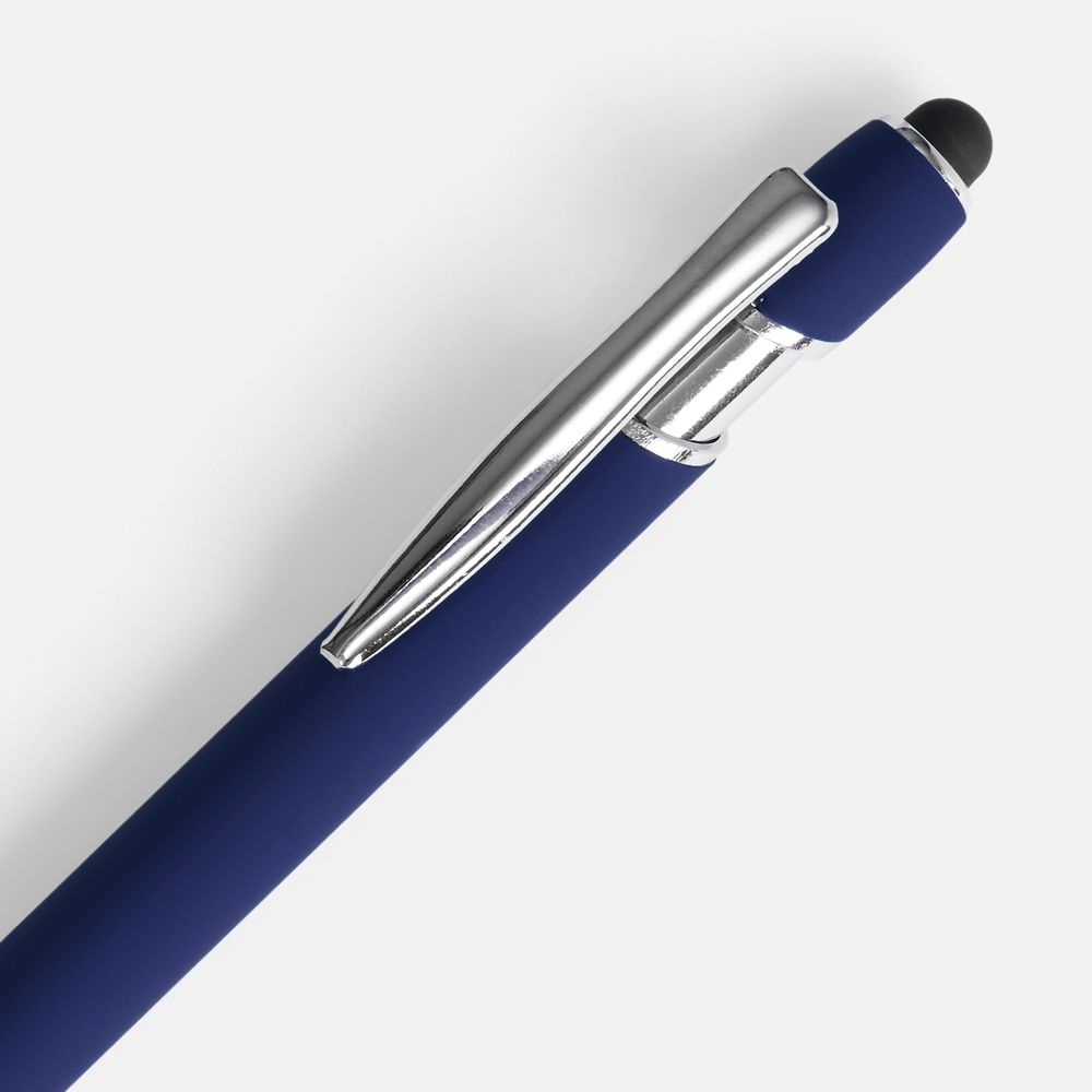 Изображение №3 | Ручка шариковая Pointer Soft Touch со стилусом, темно-синяя