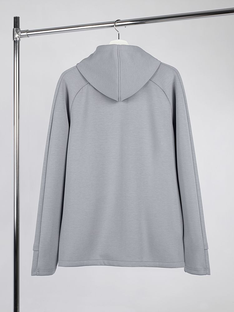 Изображение №2 | Куртка с капюшоном унисекс Begi, серая, размер S