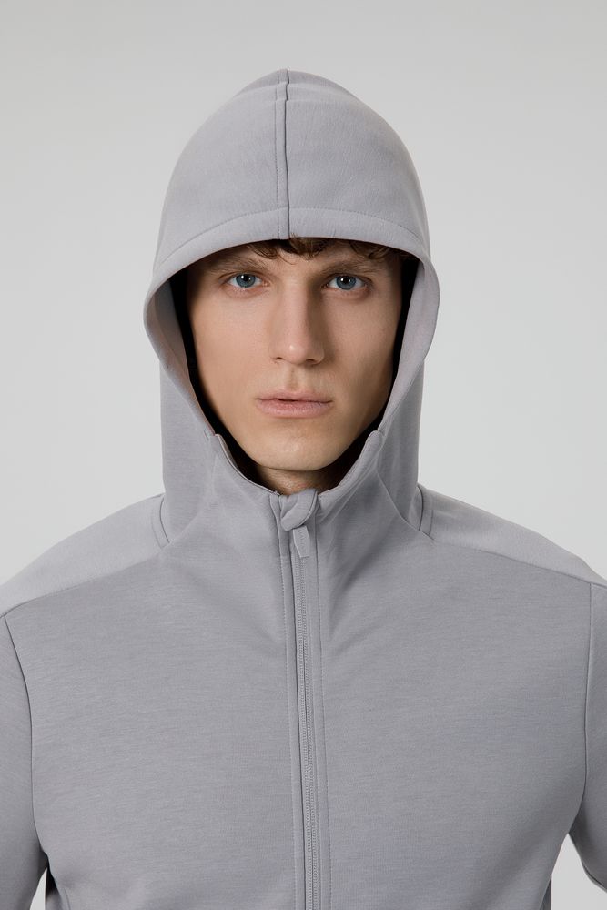 Изображение №9 | Куртка с капюшоном унисекс Begi, серая, размер S