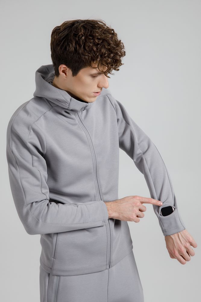 Изображение №10 | Куртка с капюшоном унисекс Begi, серая, размер S