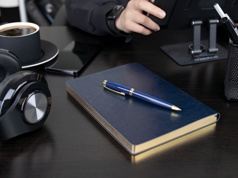 Изображение №5 | Ручка шариковая Letra Gold, глянцевая, черная