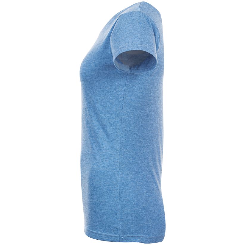 Изображение №3 | Футболка женская Mixed Women голубой меланж, размер XL