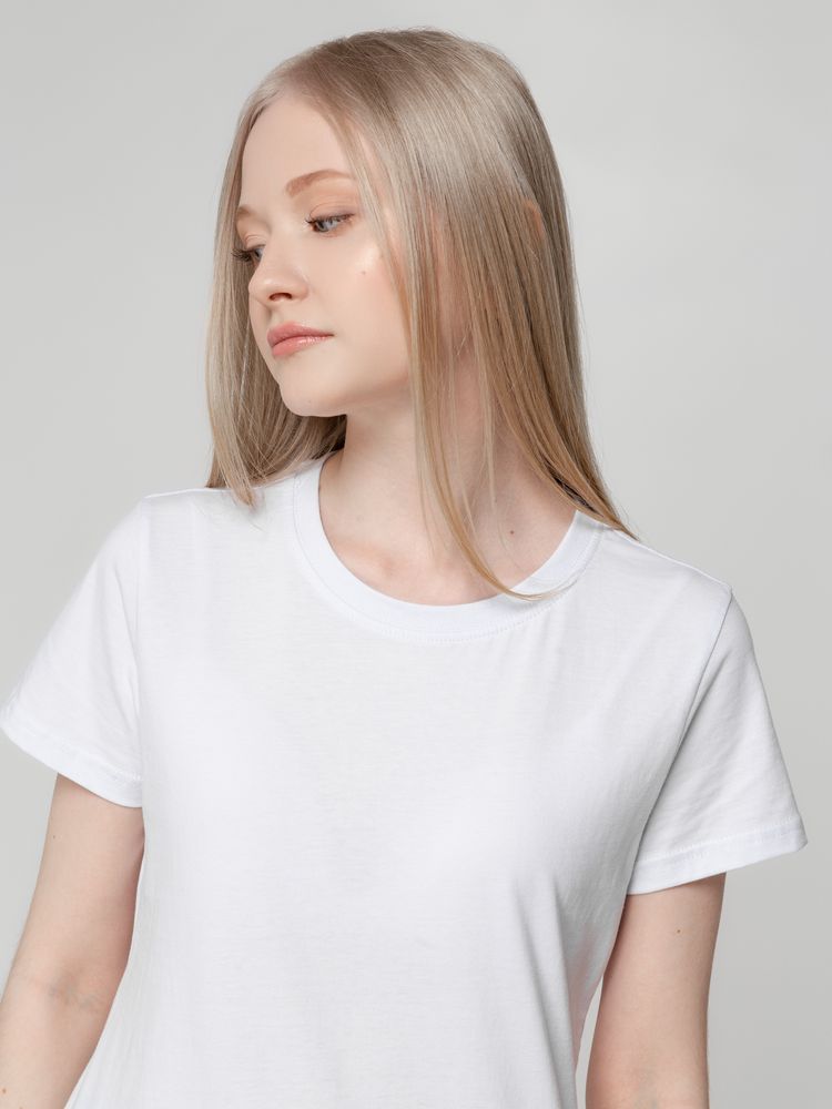 Изображение №8 | Футболка женская T-bolka Lady белая, размер L