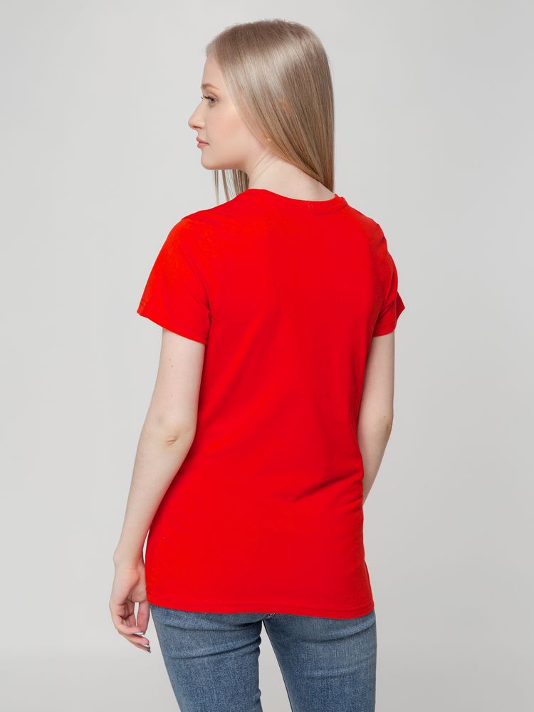 Изображение №7 | Футболка женская T-bolka Lady красная, размер S