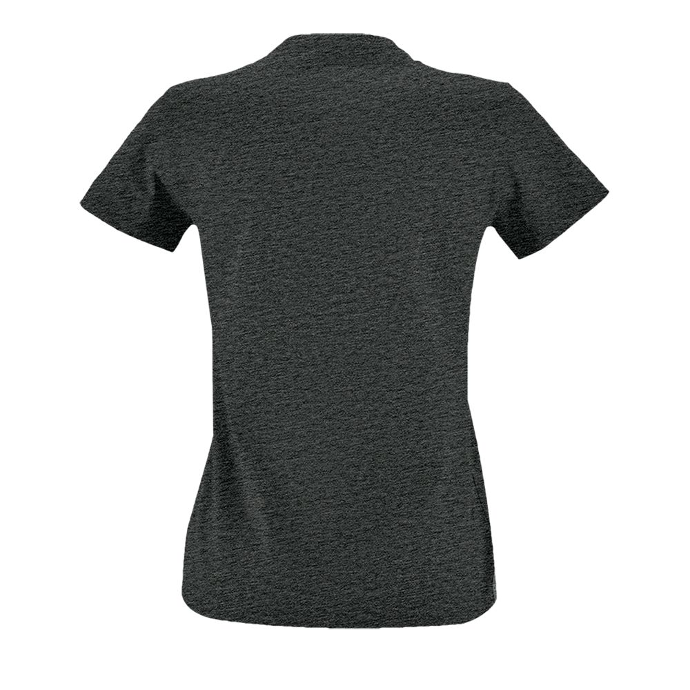 Изображение №2 | Футболка женская Imperial Fit Women черный меланж, размер S