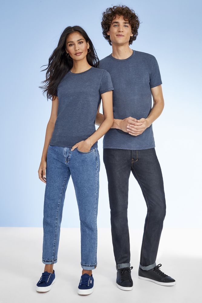 Изображение №5 | Футболка женская Imperial Fit Women черный меланж, размер S