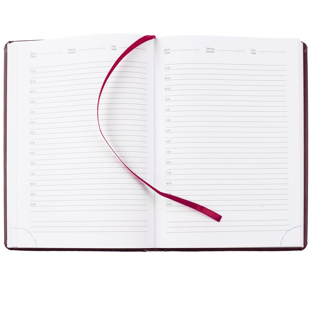 Изображение №4 | Ежедневник Prizma, недатированный, бордовый