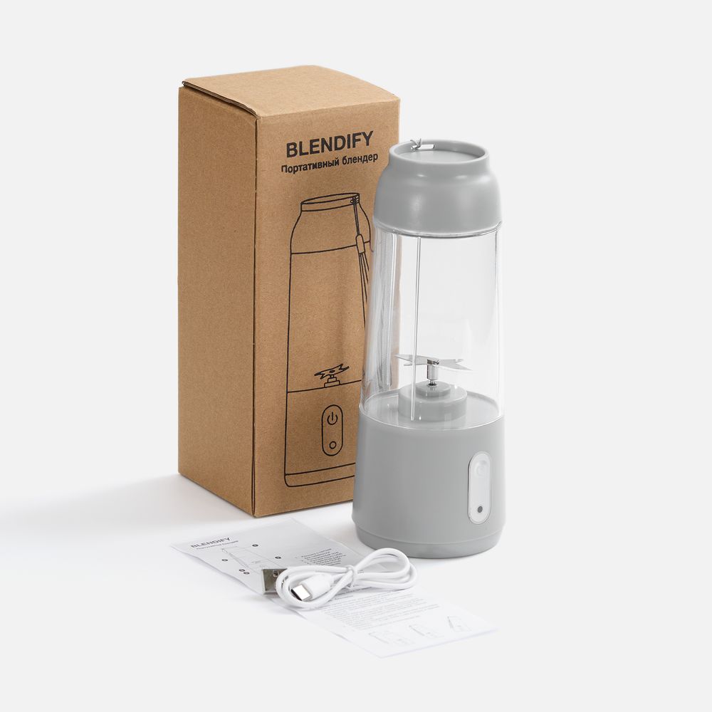 Изображение №7 | Портативный блендер Blendify, серый