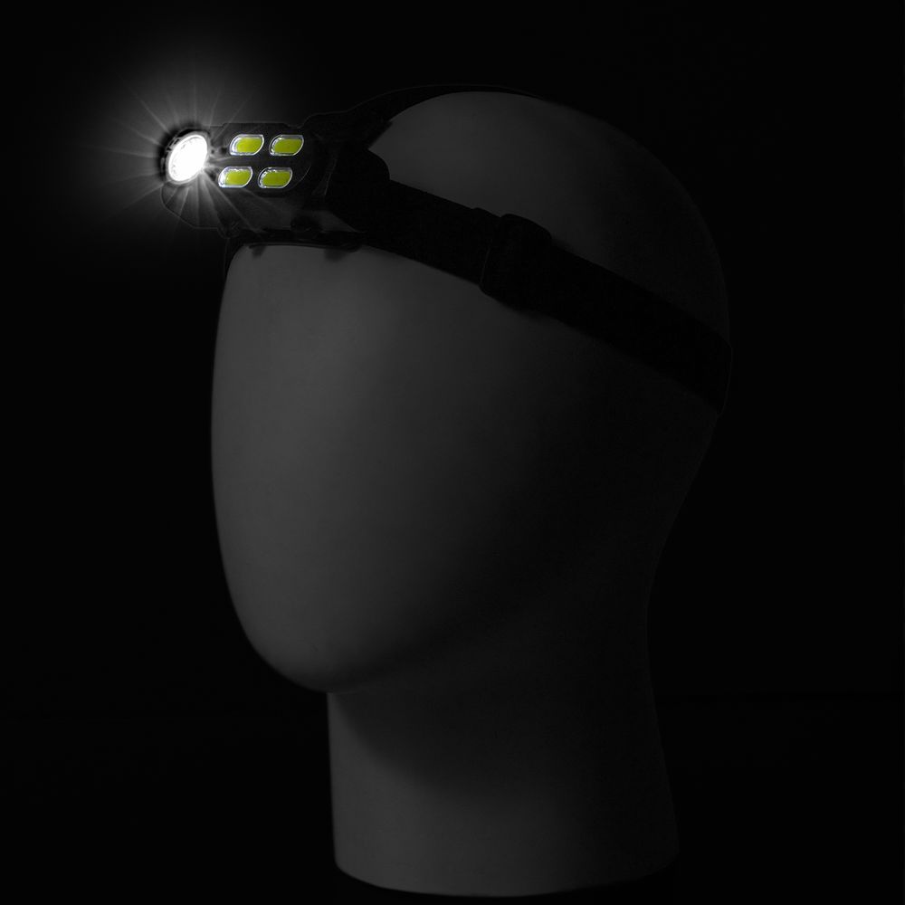 Изображение №14 | Налобный фонарик аккумуляторный Alnes, черный