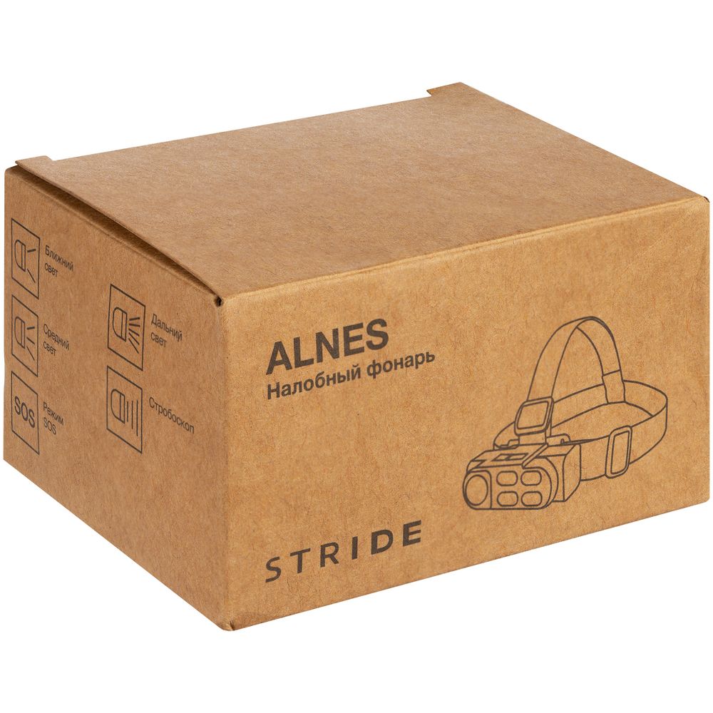 Изображение №15 | Налобный фонарик аккумуляторный Alnes, черный