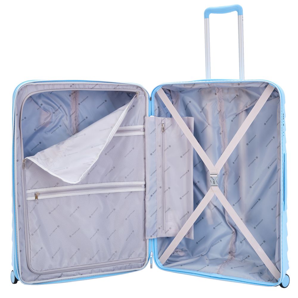 Изображение №7 | Чемодан Victoria L, голубой