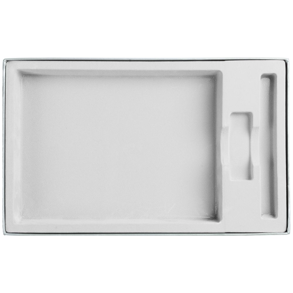 Изображение №2 | Коробка In Form с ложементом под ежедневник, флешку, ручку, ver. 2, серая