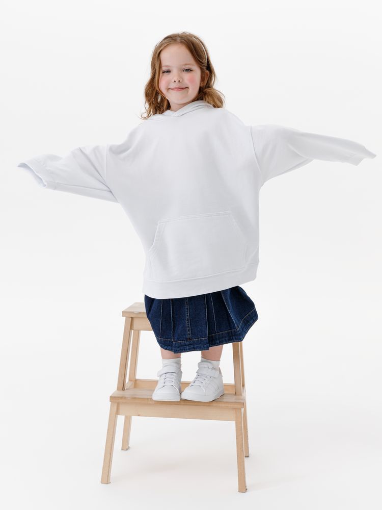 Изображение №5 | Худи детское оверсайз Houdini, белое, 10 лет