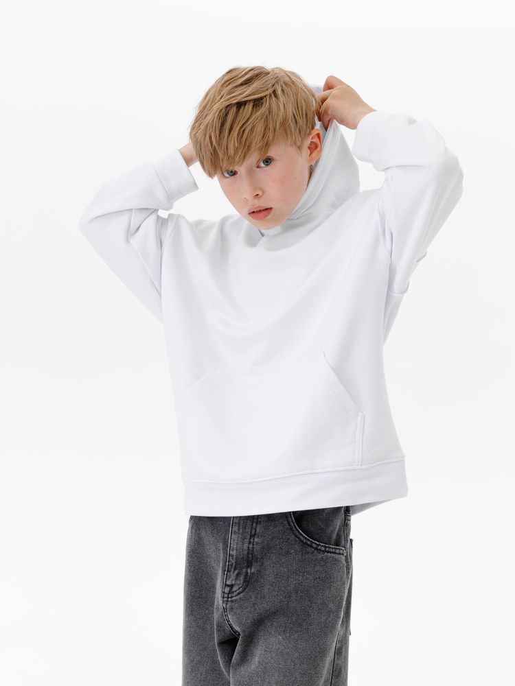 Изображение №8 | Худи детское оверсайз Houdini, белое, 10 лет