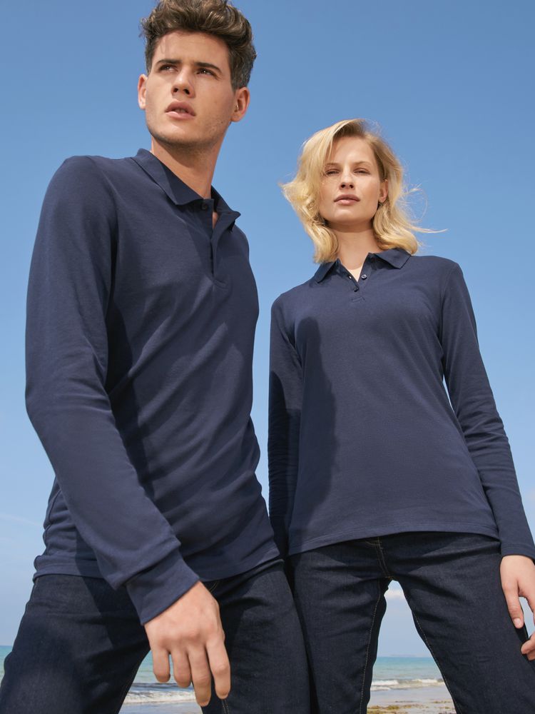 Изображение №5 | Рубашка поло женская с длинным рукавом Perfect LSL Women зеленое яблоко, размер S