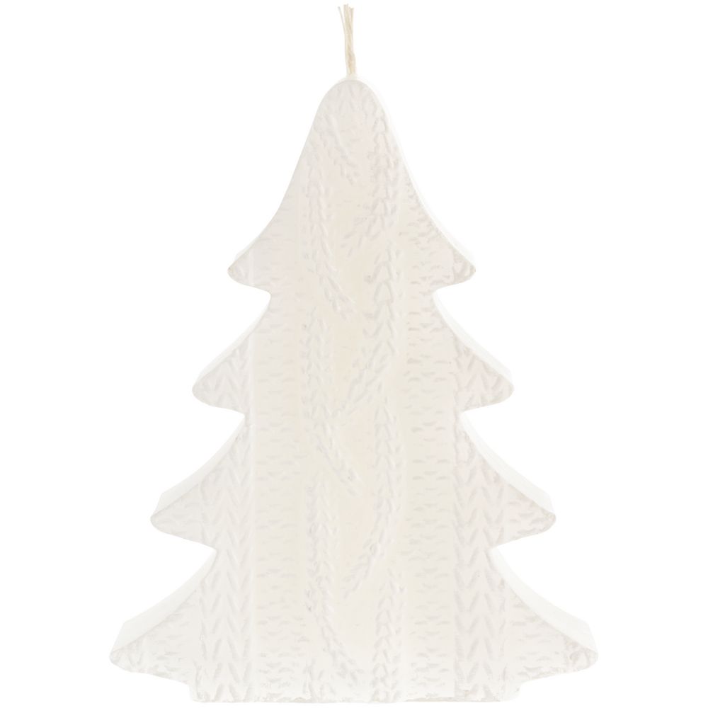 Изображение №1 | Свеча Kniteam, елка, белая