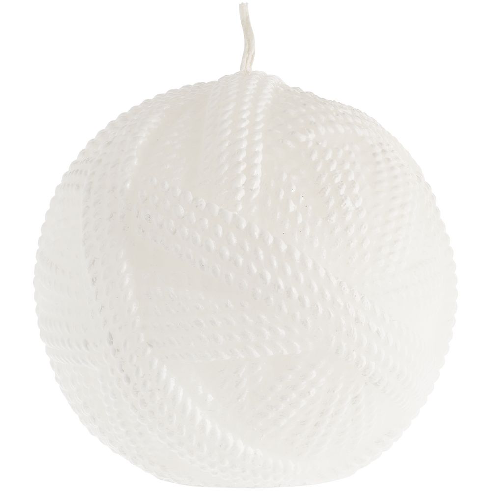Изображение №1 | Свеча Kniteam, клубок, белый