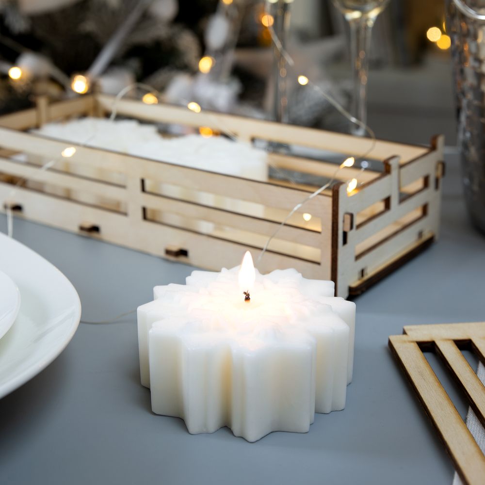 Изображение №2 | Набор свечей Snowflame, 8 см