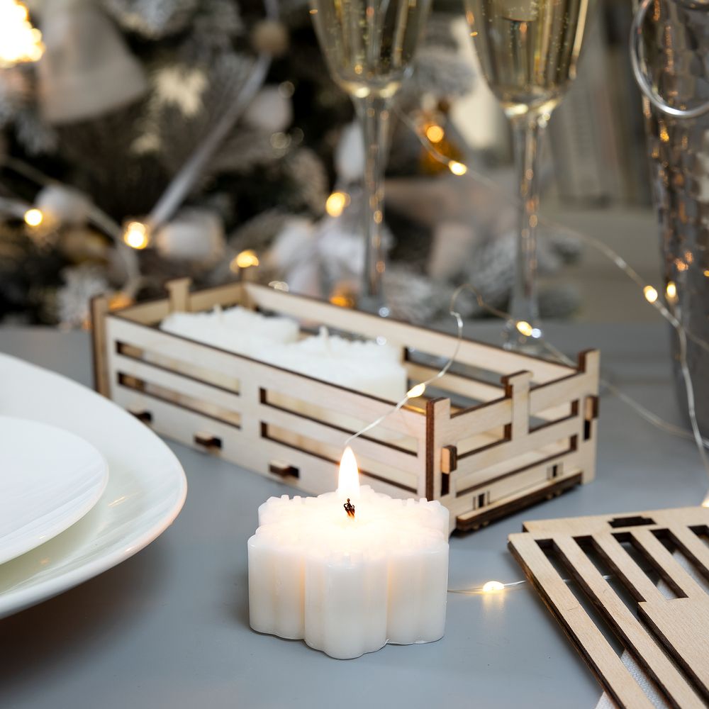 Изображение №2 | Набор свечей Snowlight, 6 см