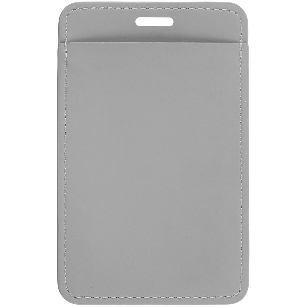 Изображение №2 | Чехол для пропуска Shall Simple, серый