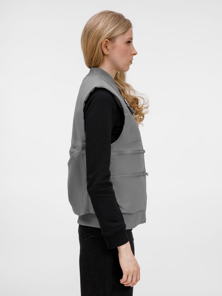 Изображение №11 | Жилет Hard Work, серый, размер XS