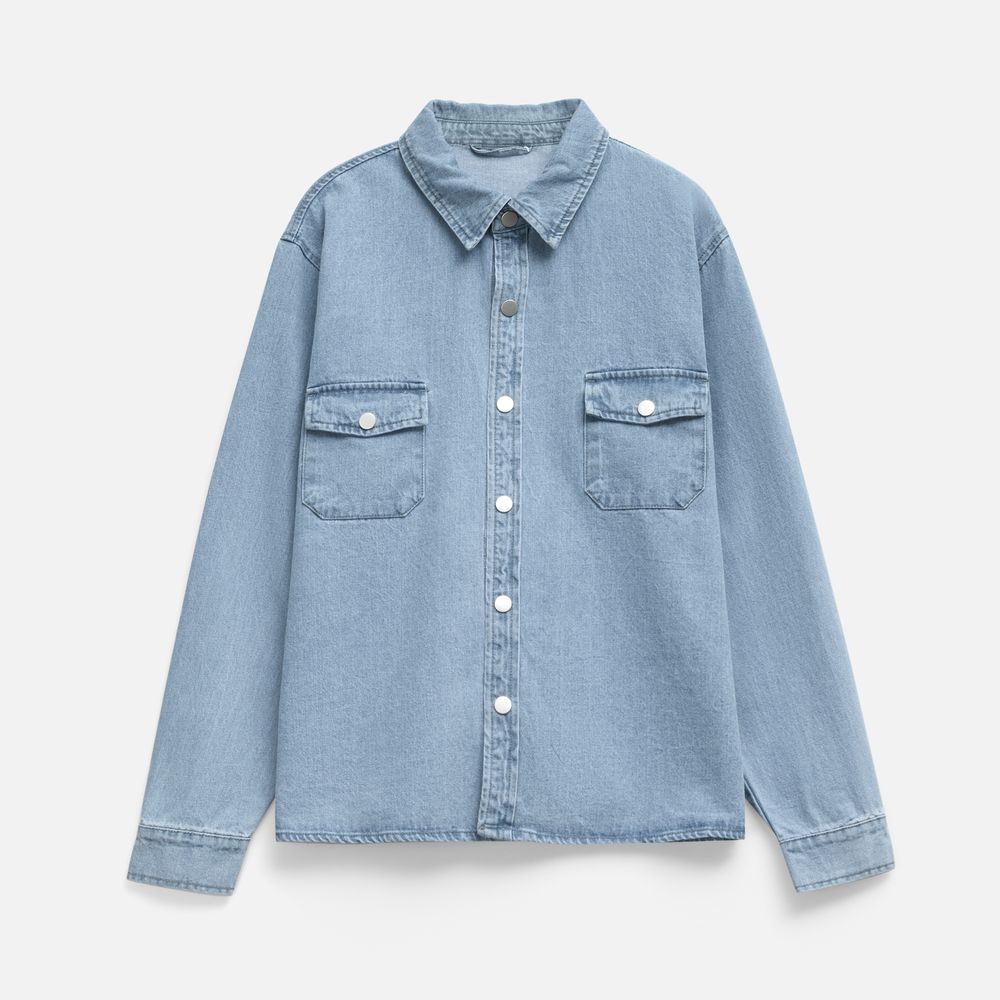 Изображение №1 | Куртка джинсовая O3, голубая, размер XS/S