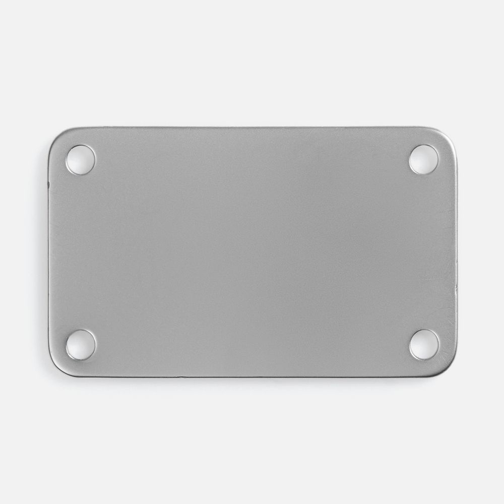 Изображение №1 | Шильдик металлический Furo, серебристый