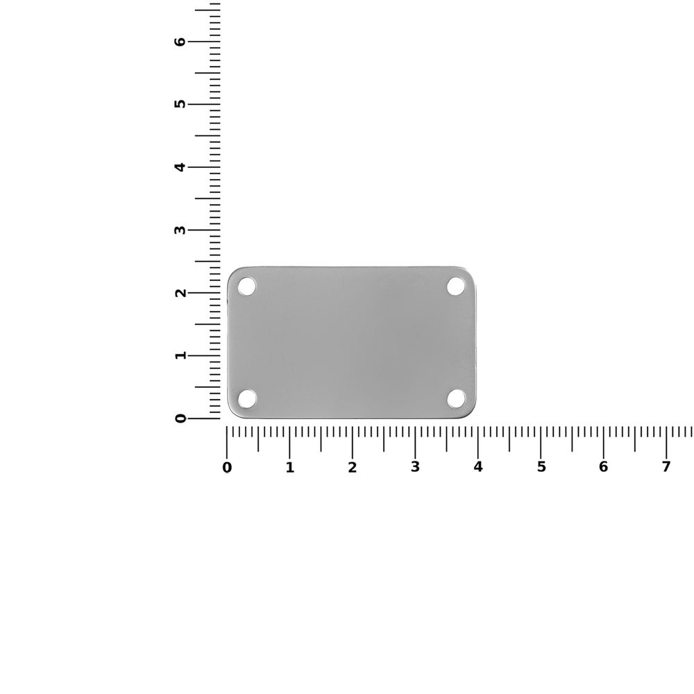Изображение №3 | Шильдик металлический Furo, серебристый