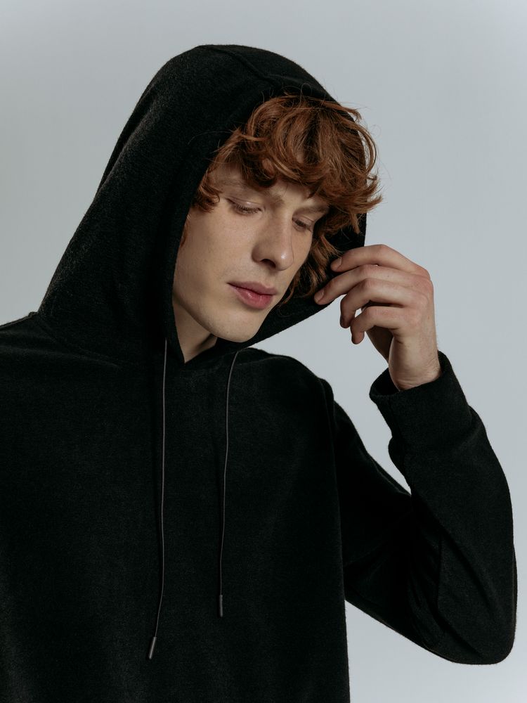 Изображение №9 | Худи унисекс Prima Vista, черное, размер S