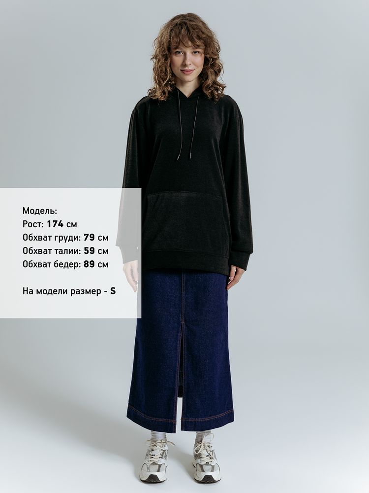 Изображение №10 | Худи унисекс Prima Vista, черное, размер S